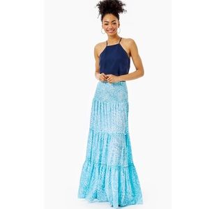 Lilly Pulitzer Hanalei Tiered Maxi Skirt XXS